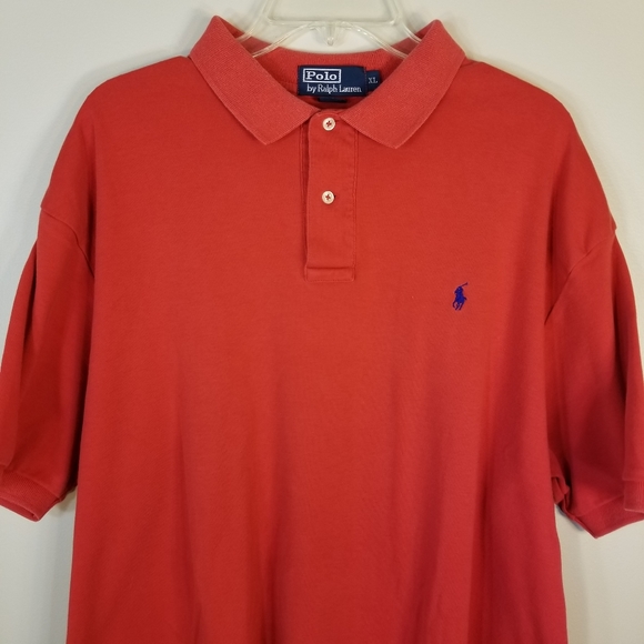 Polo Ralph Lauren Red Polo Shirt XL - Picture 10 of 16